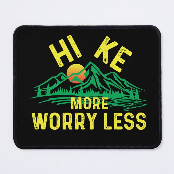 Item preview, Hike More Worry Less - Exclusive Hiking Lover T-Shirts for Outdoor Enthusiasts designed and sold by Techflare.