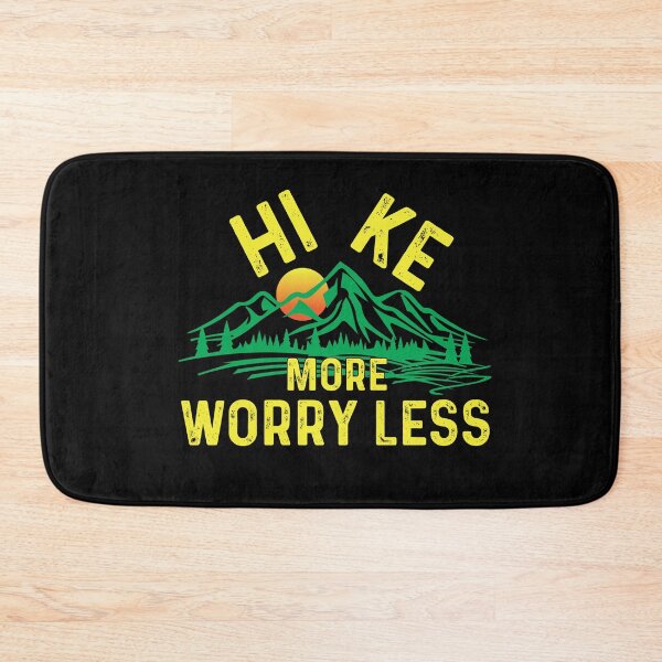 Item preview, Hike More Worry Less - Exclusive Hiking Lover T-Shirts for Outdoor Enthusiasts designed and sold by Techflare.