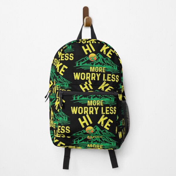 Item preview, Hike More Worry Less - Exclusive Hiking Lover T-Shirts for Outdoor Enthusiasts designed and sold by Techflare.