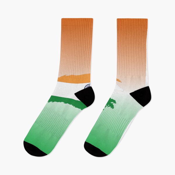Item preview, Indian national flag orange white and green background  designed and sold by Paramita Sen.