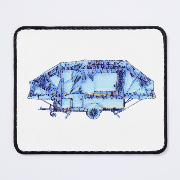 Item preview, Blue Trailer Tent designed and sold by BeccaAelishe.