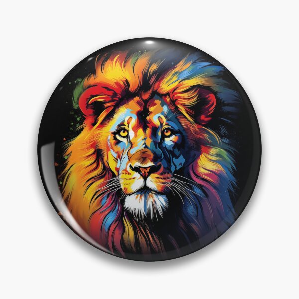 Item preview, Stylized Lion designed and sold by AIStudioProject.