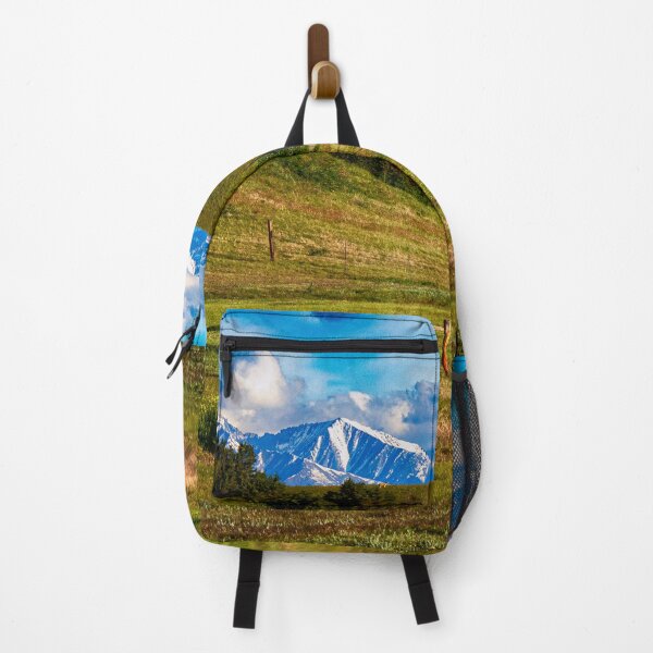 Item preview, Montana Countryside with Snow Covered Mountains designed and sold by Kathy Weaver.