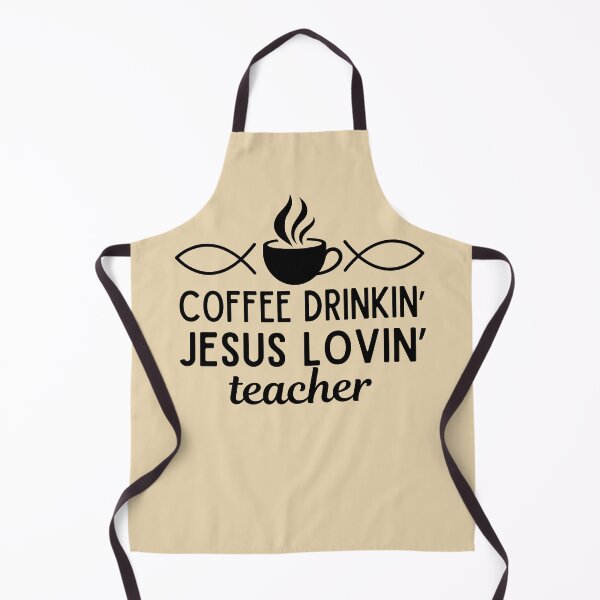 Item preview, Coffee Drinking Jesus Loving Teacher designed and sold by WildPalette-Art.