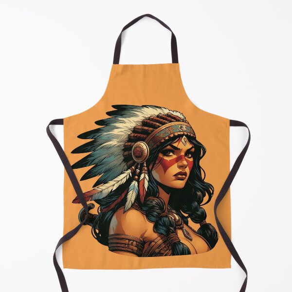 Item preview, Native American warrior spirit designed and sold by Greenbessela.