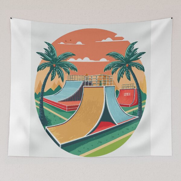 Item preview, Skateboarder's Paradise: Retro Skateboard Parks designed and sold by bb-15artstudio.
