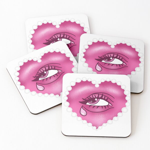 Item preview, Pink Heart Eye Aesthetic (Pink Pony Club)  designed and sold by smellbellart3.