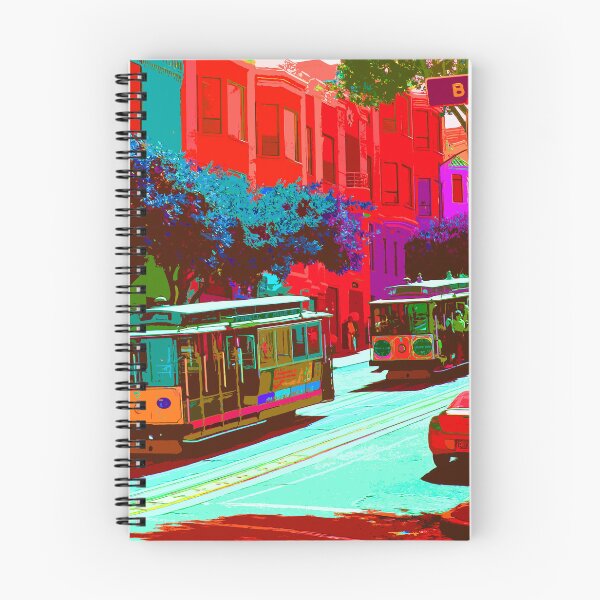 Item preview, San Francisco cityscape in PopArt style designed and sold by JAMFoto.