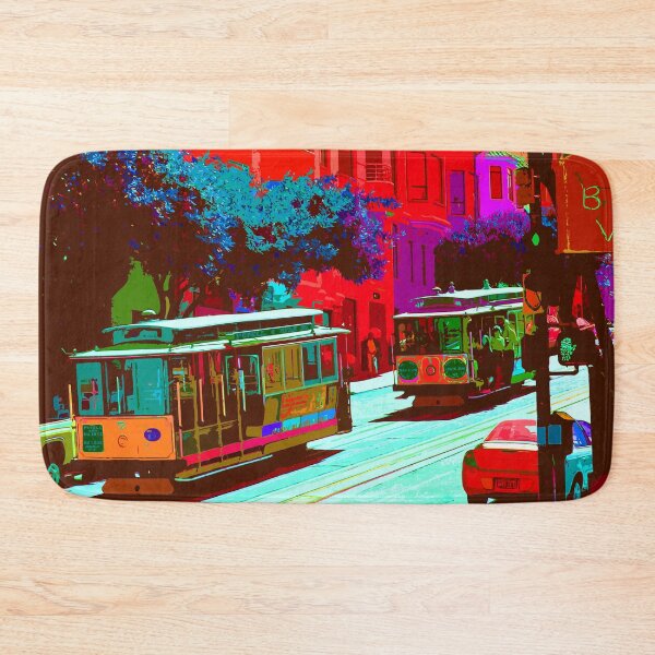 Item preview, San Francisco cityscape in PopArt style designed and sold by JAMFoto.