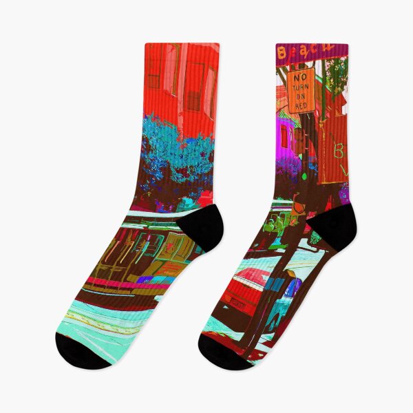 Item preview, San Francisco cityscape in PopArt style designed and sold by JAMFoto.