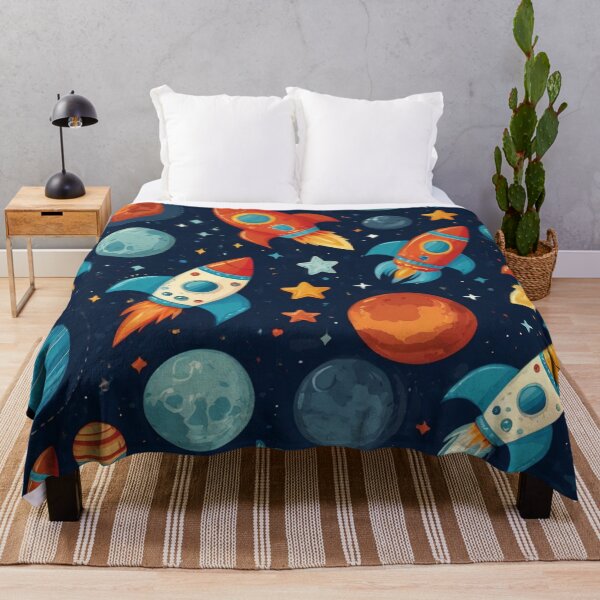 Item preview,  Cool Rocket Ship Space and Planets designed and sold by SOUFIANE1991.