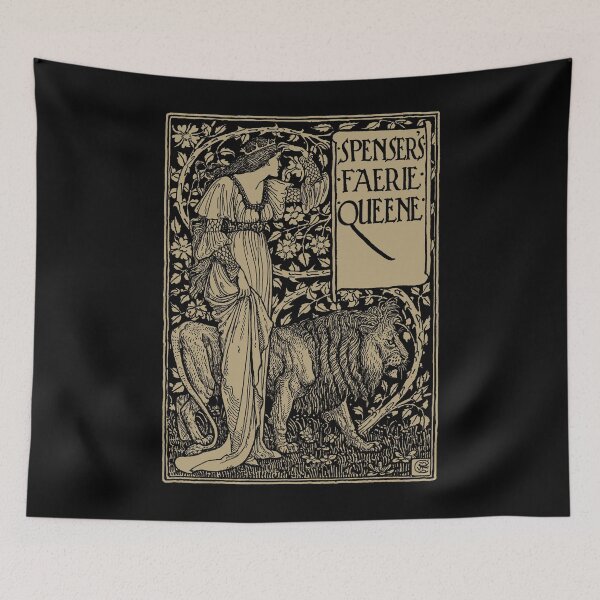 Item preview, The Faerie Queene, Walter Crane, Art Nouveau Illustration, 1915 designed and sold by Proverbial Wisdom Design.