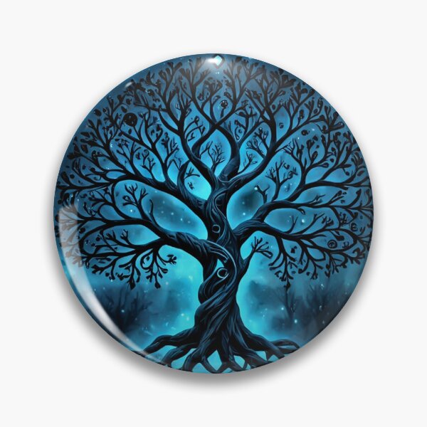 Item preview, Blue Cosmic Soul Tree designed and sold by Bunmigraphics .