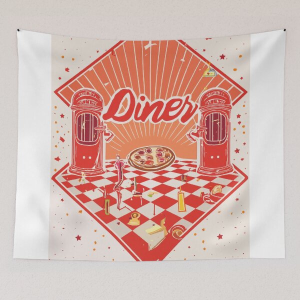 Item preview, Nostalgic Bites: Retro Diners designed and sold by bb-15artstudio.