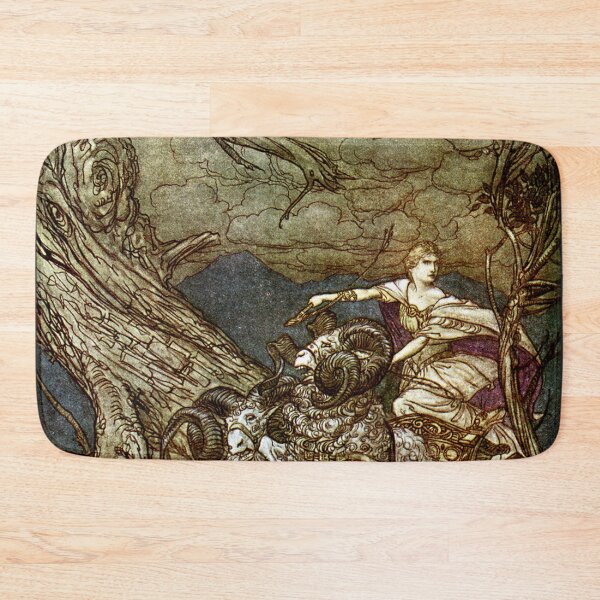 Item preview,  Fricka approaches in anger - Arthur Rackham designed and sold by Vintage Designs +.