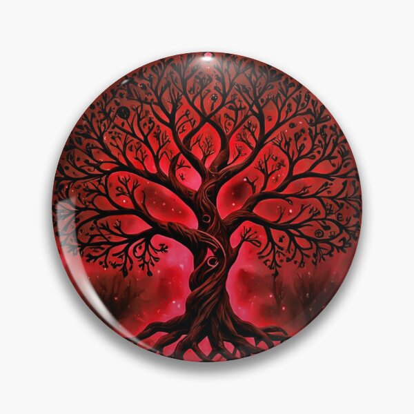 Item preview, Red Cosmic Soul Tree designed and sold by Bunmigraphics .