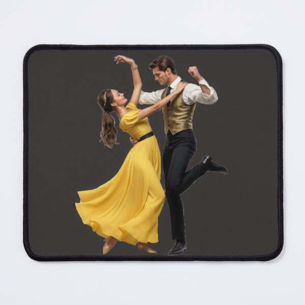 Item preview, Elegant Dance Couple in Yellow - Stylish and Graceful Art designed and sold by tarzbol.