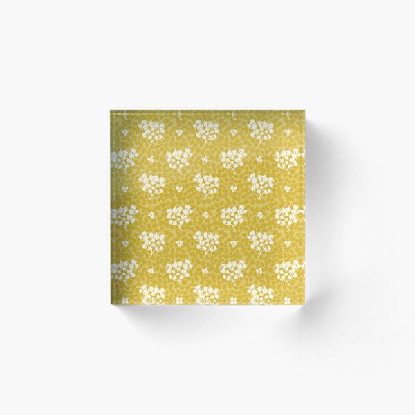 Item preview, Bouquet ecru on yellow texture background designed and sold by cezidesign.