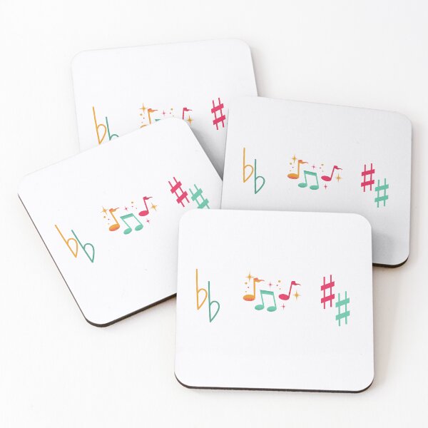 Item preview, Starry Music Notation & Accidentals  designed and sold by BrightrDayMusicArt.