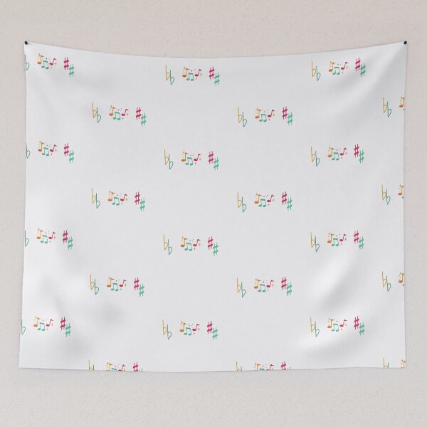 Item preview, Starry Music Notation & Accidentals  designed and sold by BrightrDayMusicArt.