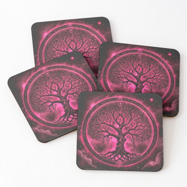 Item preview, Pink Cosmic Soul Tree designed and sold by Bunmigraphics .