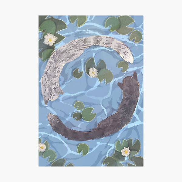 Item preview, Cats in water nature designed and sold by jirrem.