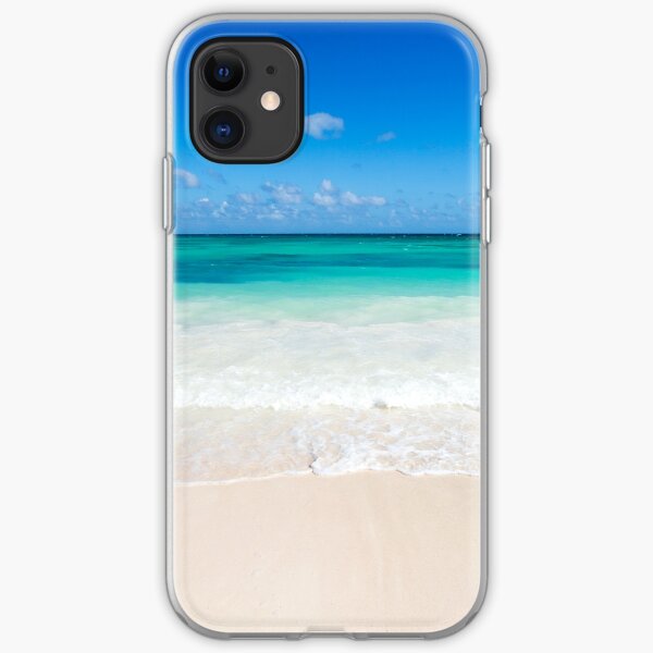 Beach waves iPhone Soft Case