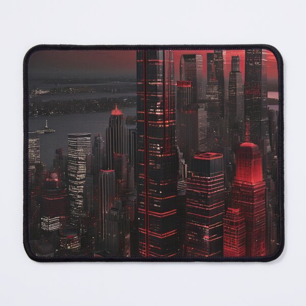 Item preview, Lower Manhattan in Red designed and sold by SublimeMusings.