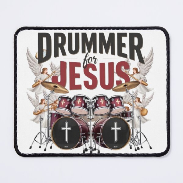 Item preview, "DRUMMER FOR JESUS " CHRISTIAN DRUMMER designed and sold by Obinne.