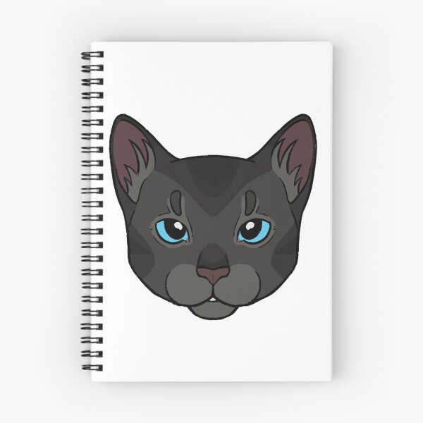 Item preview, Cinderpelt cinderheart sticker, black dark gray cat designed and sold by jirrem.