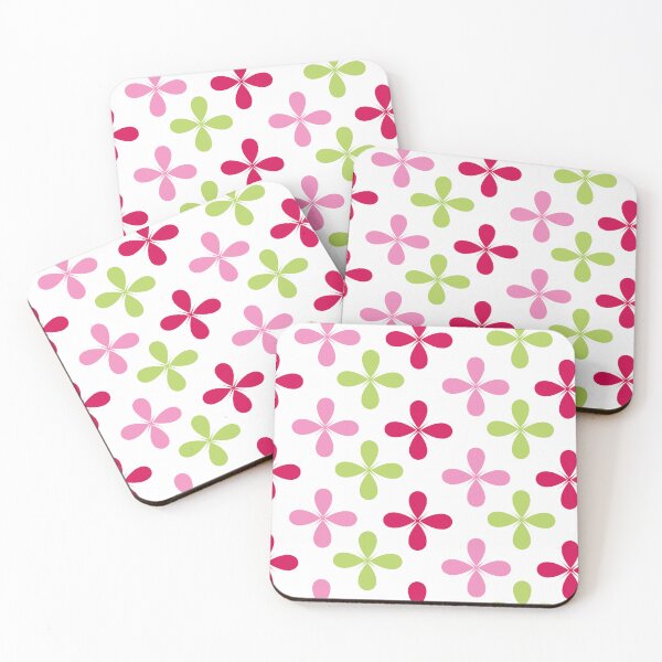 Item preview, Colourful design with white abstract flowers designed and sold by itsinnav.