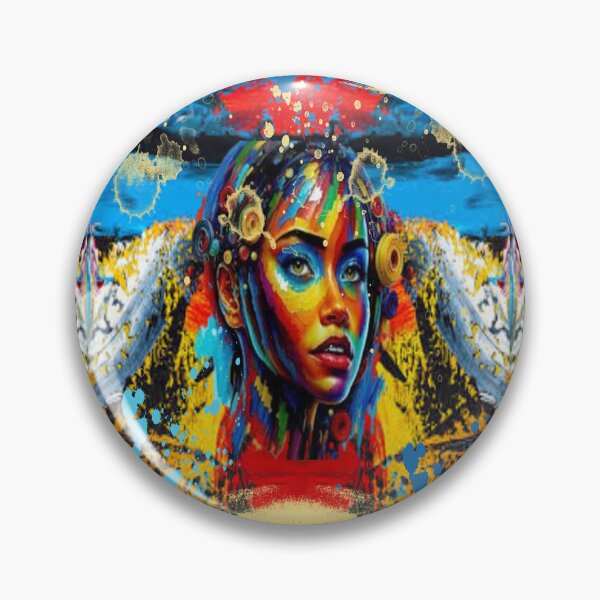Item preview, Be Beautiful Be You ,  Bohemian design, Abstraction, bold colorful abstract playful design inspired by nature designed and sold by Adri Barnard.
