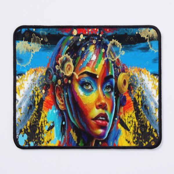 Item preview, Be Beautiful Be You ,  Bohemian design, Abstraction, bold colorful abstract playful design inspired by nature designed and sold by Adri Barnard.