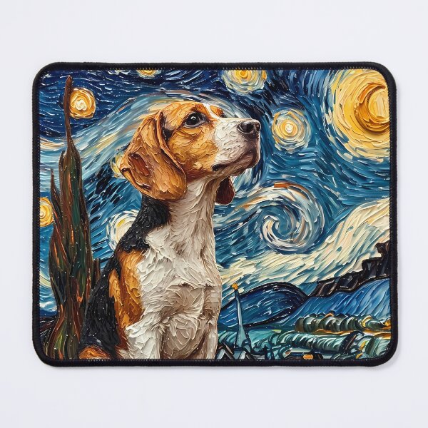 Item preview, Starry Night Beagle Van Gogh Dog designed and sold by Vangoholic.