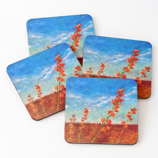 Item preview, Desert Flowers Painting designed and sold by Rebekah Ann Kauffman.