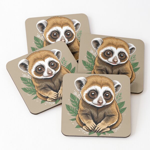 Item preview, Cute slow loris illustration  designed and sold by Shorazu.