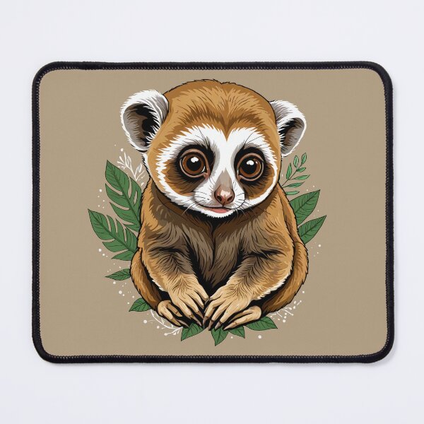 Item preview, Cute slow loris illustration  designed and sold by Shorazu.
