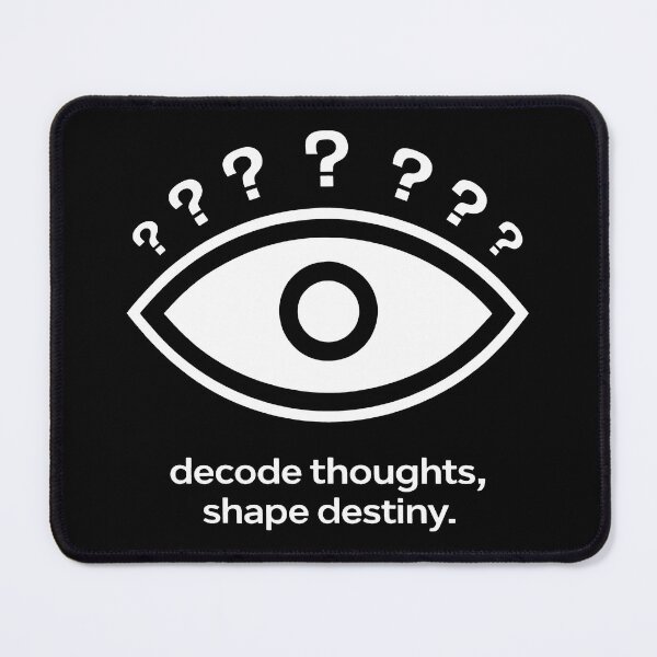 Item preview, Decode Thoughts, Shape Destiny, Unraveling the Secrets of the Mind designed and sold by SplashTastic.