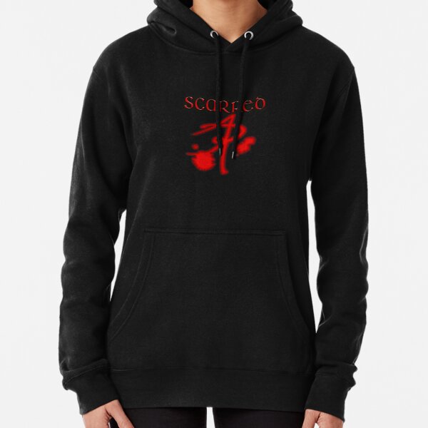 Scarred Pullover Hoodie
