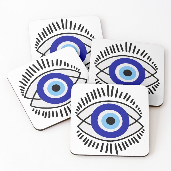 Item preview, Pretty Blue Evil Eye Sticker  designed and sold by smellbellart3.