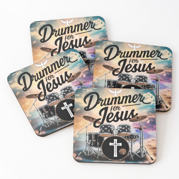 Item preview, "DRUMMER FOR JESUS "  DRUMMING FOR JESUS  designed and sold by Obinne.