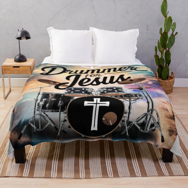 Item preview, "DRUMMER FOR JESUS " DRUMMING FOR JESUS designed and sold by Obinne.