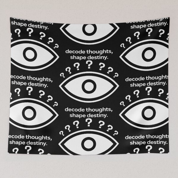 Item preview, Decode Thoughts, Shape Destiny, Unraveling the Secrets of the Mind designed and sold by SplashTastic.