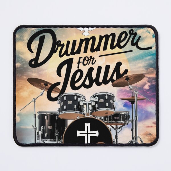 Item preview, "DRUMMER FOR JESUS " DRUMMING FOR JESUS designed and sold by Obinne.