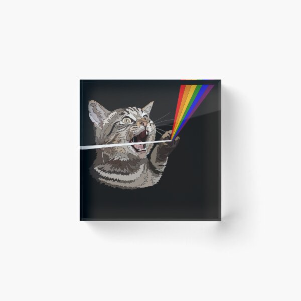 Item preview, Funny Cat Rainbow Physics Science designed and sold by Just-Arts-4U.