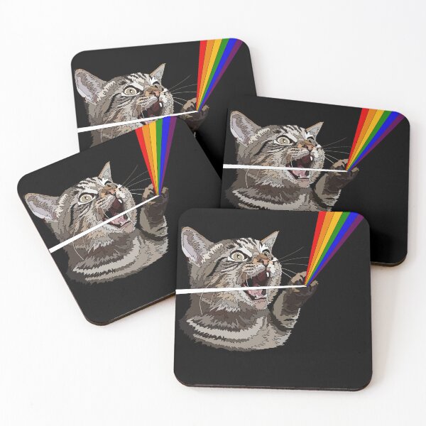 Item preview, Funny Cat Rainbow Physics Science designed and sold by Just-Arts-4U.