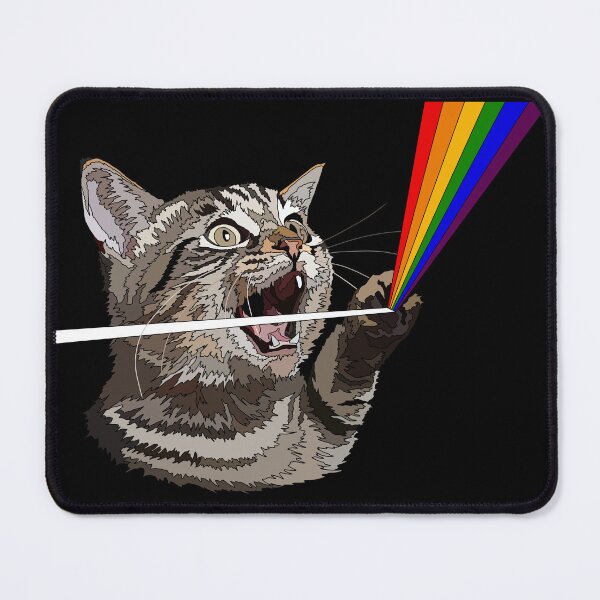Item preview, Funny Cat Rainbow Physics Science designed and sold by Just-Arts-4U.