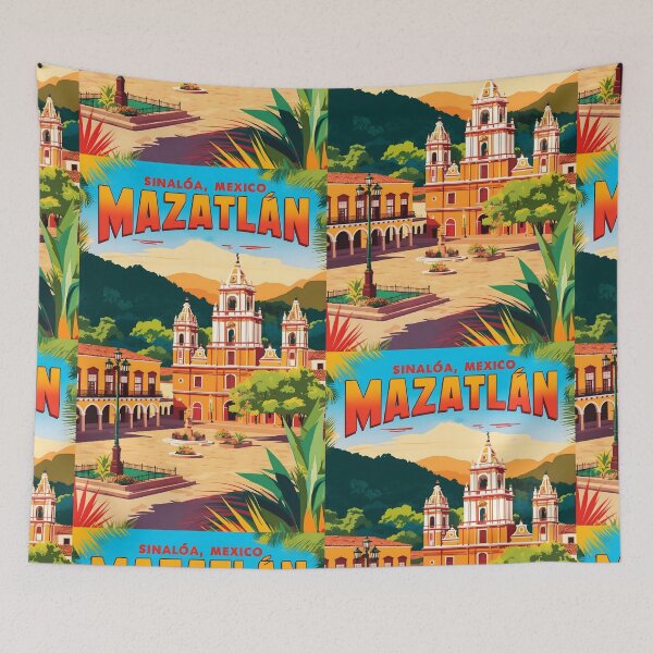 Item preview, Mazatlan Sinaloa Mexico Vintage Travel Tourism  designed and sold by TravelersGems.