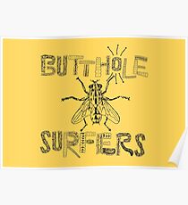 Butthole Surfers Fly (schwarz) Poster