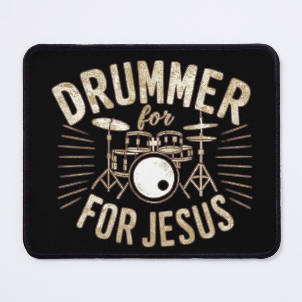 Item preview, "DRUMMER FOR JESUS " CHRISTIAN MUSICIAN designed and sold by Obinne.